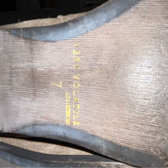 Very Volatile Tan Over the Knee Boots Suede - Picture 7 of 8